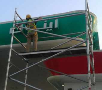 Signage cleaning