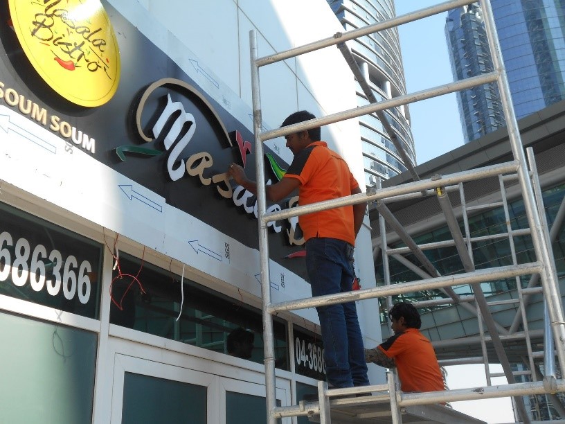 Pricing of Signage CLeaning